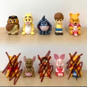 Winnie the Pooh & Friends Mini Figures * 7 pc set